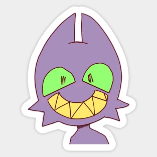 Neon Grin Sticker